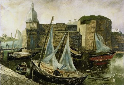 La Ville-Close, Concarneau, Brittany, 1930 by Christopher Wood